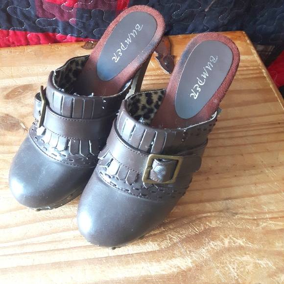 Women's high heel clogs - Picture 5 of 6